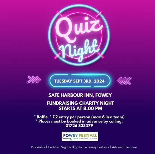 Fowey Festival Quiz poster