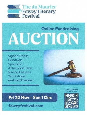 Fowey Festival Auction poster 2024