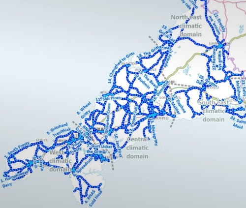 Cornwall's gritting map