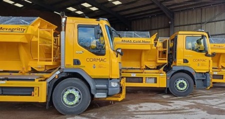 Cornwall's gritting lorries