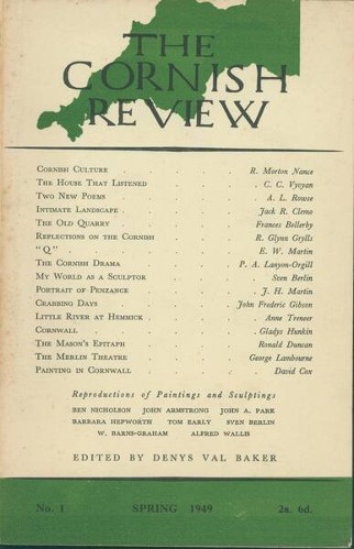 Cornish Review Series 1 issue 1